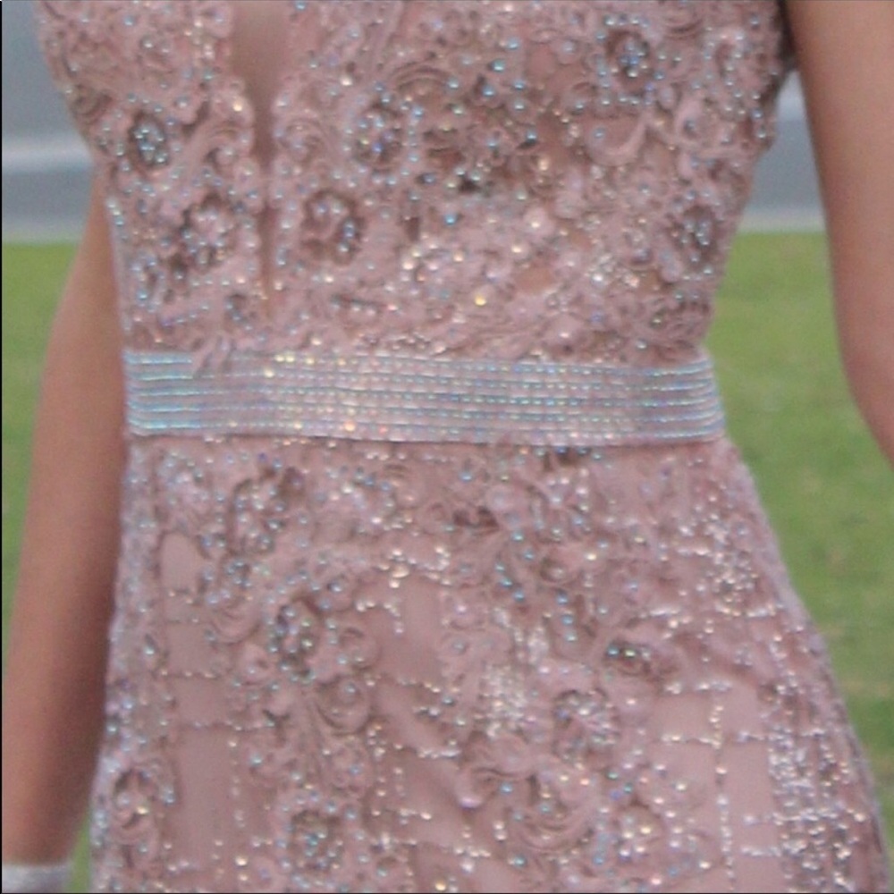 Rose gold prom dress - Picture 4 of 10
